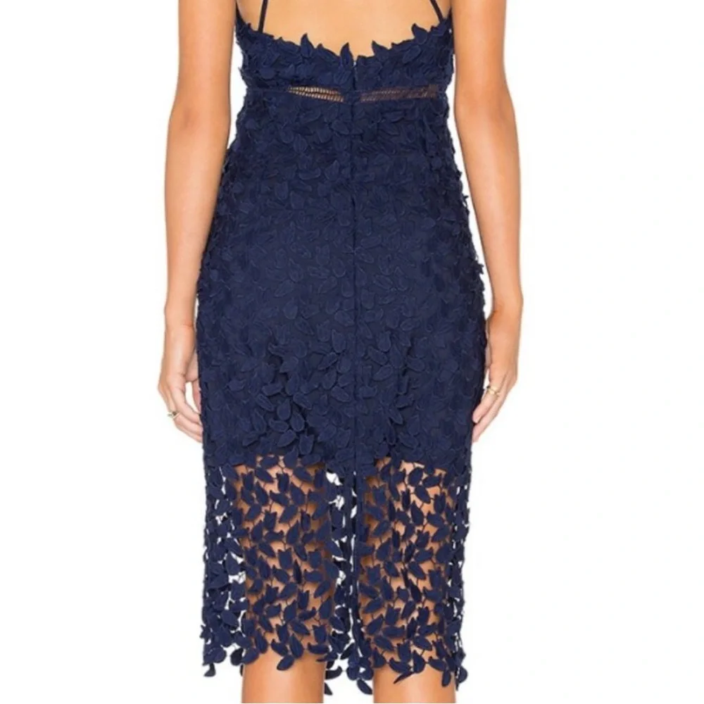 NWT BARDOT gemma dress in blue ink size 6/small - Picture 6 of 16